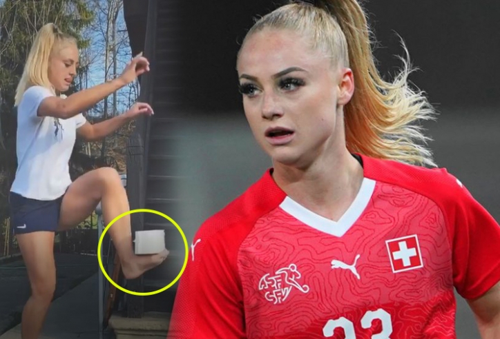 VIDEO: Nữ cầu thủ gây sốt với màn tâng giấy vệ sinh tuyệt đỉnh