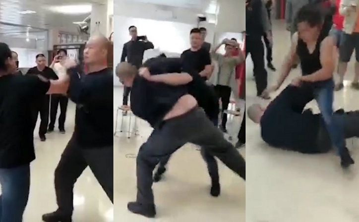 VIDEO: Hai cao thủ Vịnh Xuân đánh nhau như côn đồ 'đầu đường xó chợ'