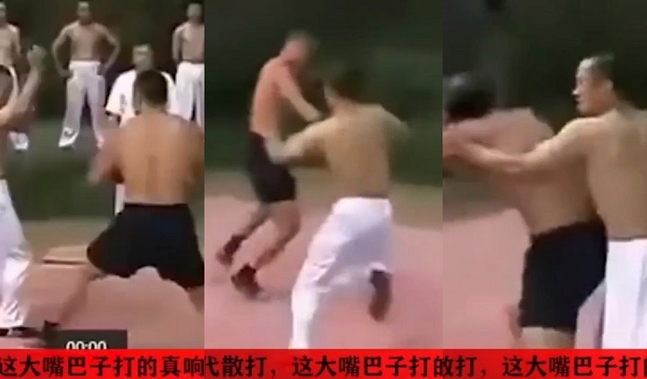 VIDEO: Đánh như mèo cào, cao thủ Trung Quốc vẫn khiến võ sĩ chạy quanh sân