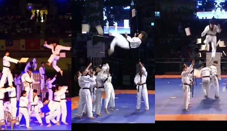 VIDEO: Hơn 1 triệu lượt xem màn biểu diễn của các võ sĩ Taekwondo Hàn Quốc