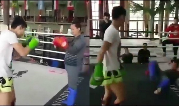 VIDEO: Cao thủ Võ Đang bị võ sĩ Muay Thái đá gãy 2 chiếc răng