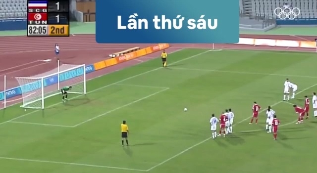 VIDEO: Cầu thủ phải đá penalty 6 lần mới được công nhận bàn thắng