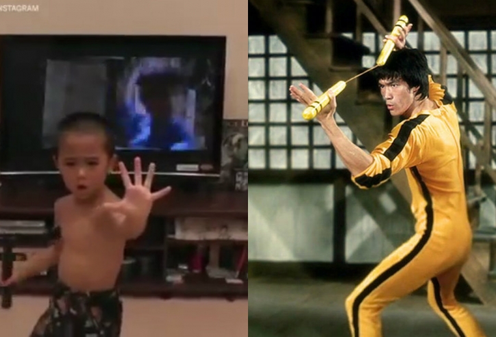 VIDEO: Cậu bé 10 tuổi gây sốt với màn múa côn như Lý Tiểu Long