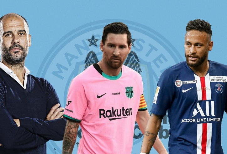 Chuyển nhượng 25/9: Man City chiêu mộ Messi lẫn Neymar