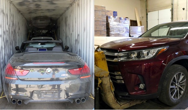 40 chiếc ô tô bị đánh cắp, giấu kỹ trong xe container qua Ý