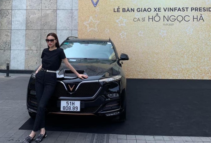 Hồ Ngọc Hà tậu thêm VinFast President, đủ bộ 4 ô tô Việt