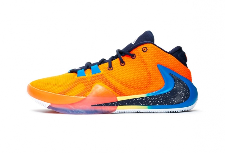 Nike giới thiệu giày bóng rổ Zoom Freak 1 với màu cam rực rỡ