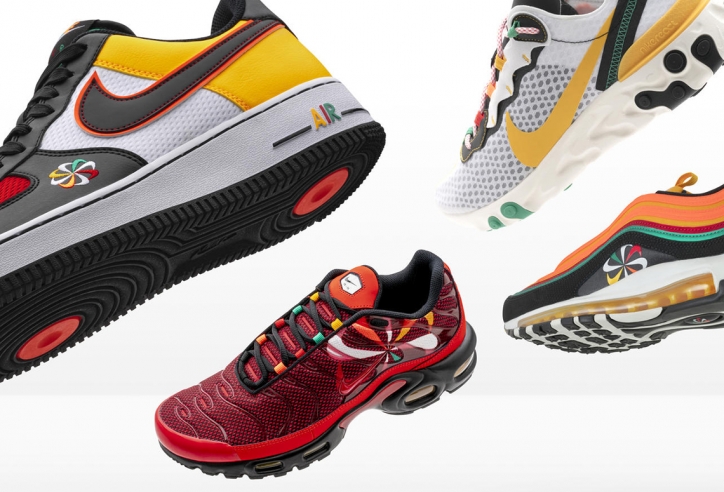 Nike phá cách logo trong bộ 4 mẫu giày đầy màu sắc