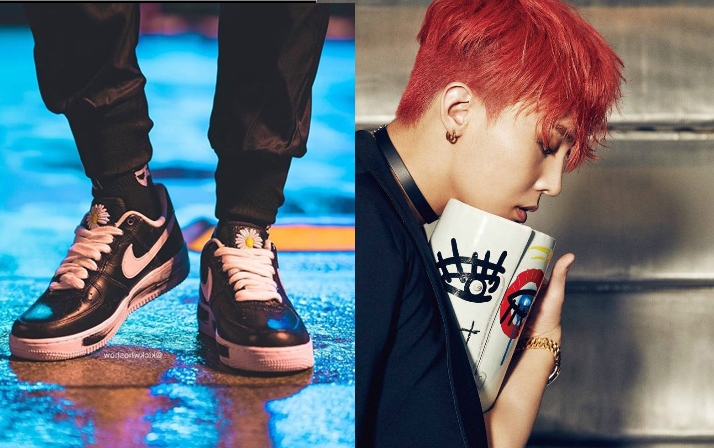 Giày của G-Dragon đã chính thức có ảnh 'trên chân' 