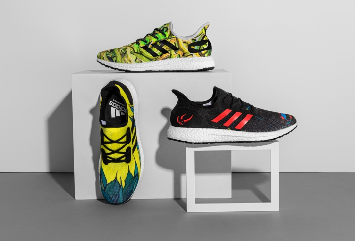 Adidas tung ra bộ ba giày Boost phối màu như tranh vẽ