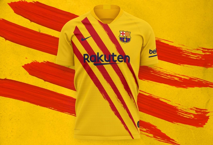 CLB Barcelona giới thiệu mẫu áo đấu thứ 4 cực độc 