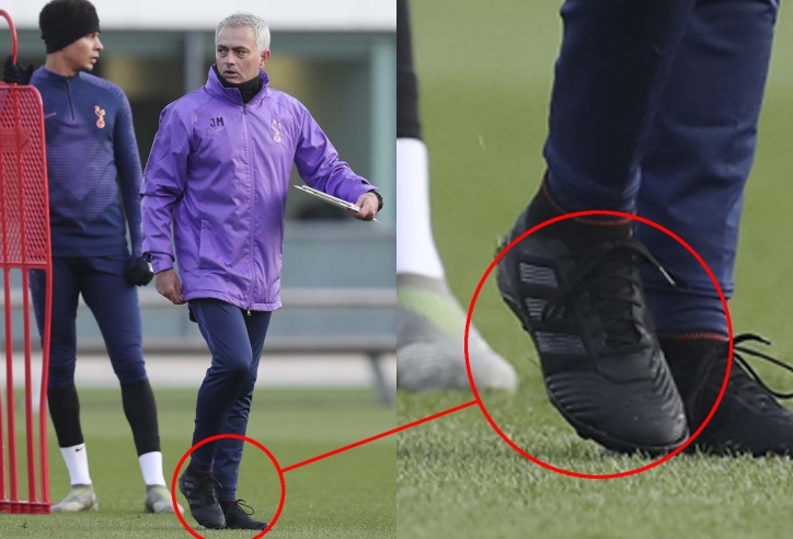 Mourinho mang đồ Adidas bất chấp Tottenham do Nike tài trợ