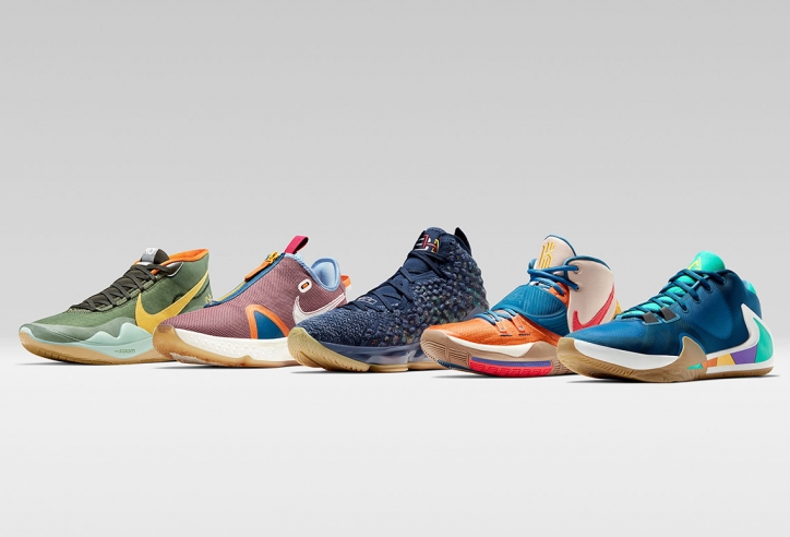 Nike ra mắt 5 đôi giày bóng rổ phiên bản siêu sao