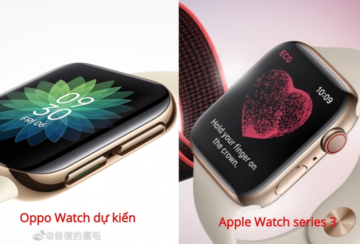 Oppo hé lộ đồng hồ thông minh đẹp như Apple Watch