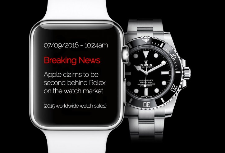 Đồng hồ Thụy Sĩ lép vế trước Apple Watch