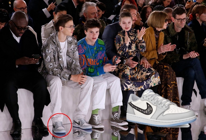 Con trai Beckham gây chú ý khi mang Sneaker siêu đắt như Mbappe