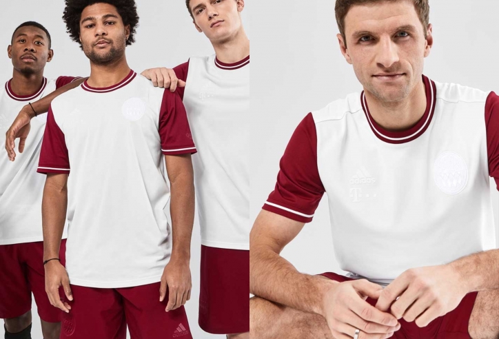 Adidas ra mắt áo kỷ niệm 120 năm của Bayern Munich