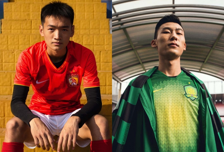 Nike tung 4 áo đấu mới cho các đội Super League Trung Quốc