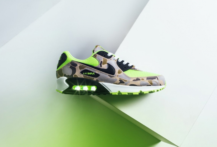 Đã mắt với phiên bản Nike Air Max 90 “Green Duck Camo”