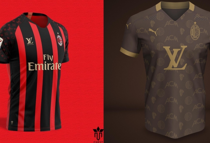 AC Milan sẽ có áo đấu sản xuất bởi Louis Vuitton?