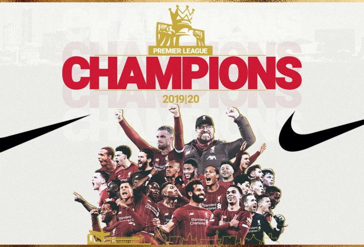 Sau chức vô địch Liverpool sẽ chuyển sang áo đấu Nike