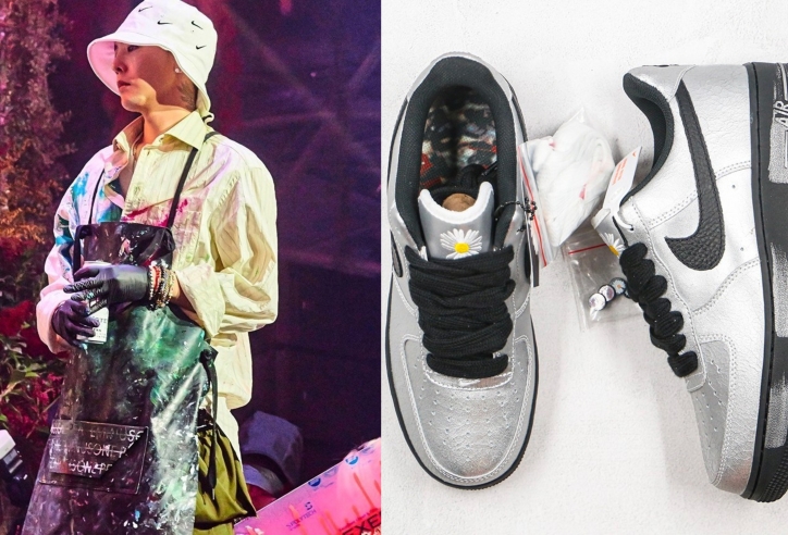 Giày hoa cúc thứ 2 của G-Dragon lộ thêm ảnh hấp dẫn