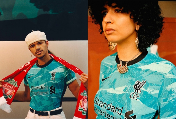 Nike công bố áo đấu sân khách 20/21 của Liverpool