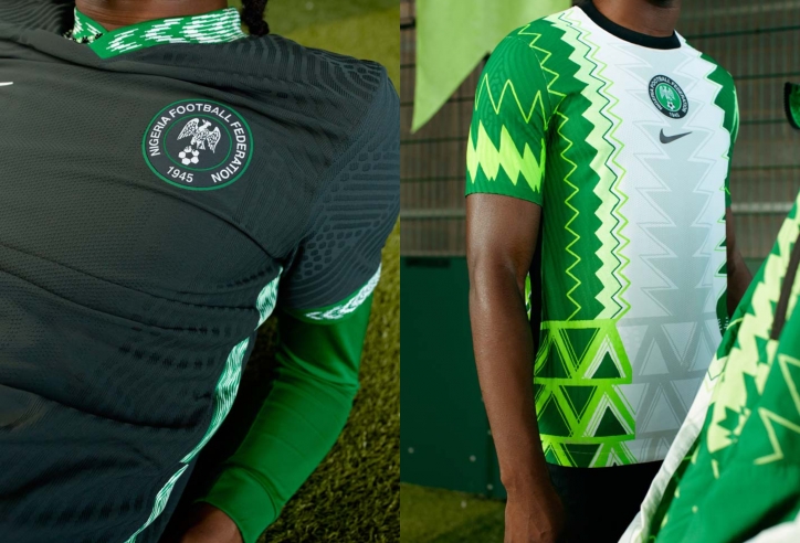 Nike ra mắt áo đấu đẹp hút mắt cho đội tuyển Nigeria