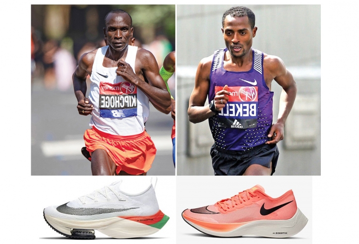 Hai siêu giày của Nike đối đầu tại London Marathon