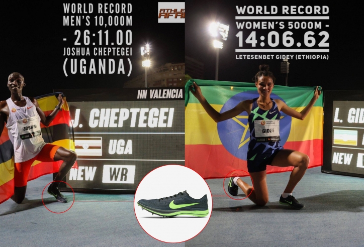 Hai kỉ lục thế giới mới được thiết lập cùng VĐV đi giày Nike