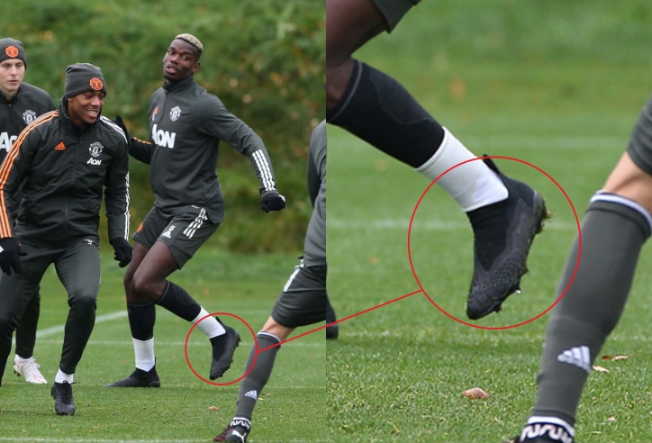 Pogba tập luyện cùng phiên bản Adidas Predator mới