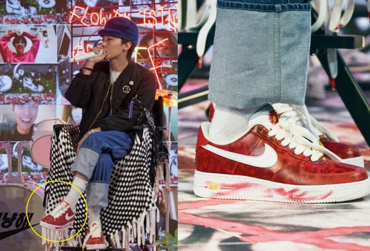 G-Dragon gây sốt khi có thêm một mẫu 'giày hoa cúc' đặc biệt