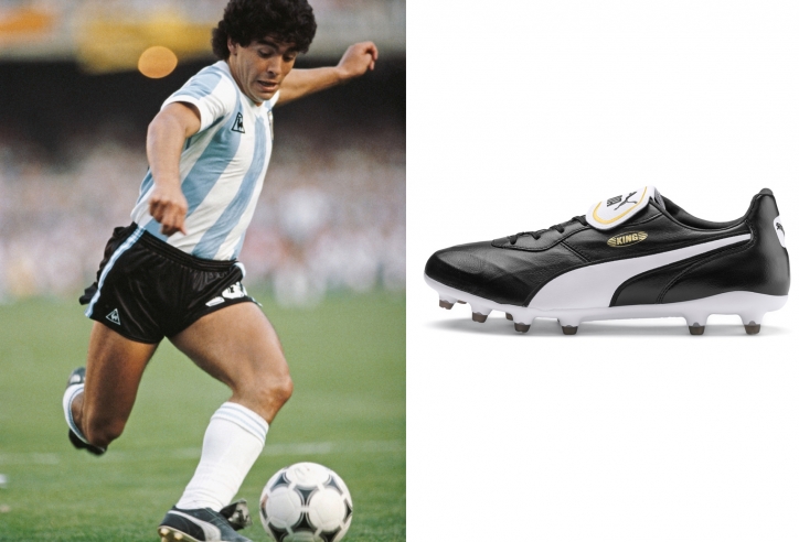 Maradona và sự nghiệp gắn liền cùng giày Puma King