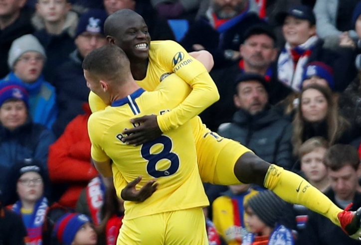 Kante ghi bàn giúp Chelsea nhọc nhằn giành 3 điểm trước Palace