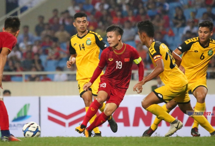 Hủy diệt U23 Brunei, U23 Việt Nam chiếm ngôi đầu bảng K