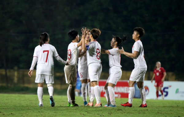 U19 nữ Việt Nam giành chiến thắng đậm trước U19 nữ Lebanon