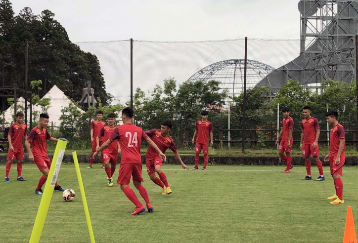 U18 Việt Nam chăm chỉ 'luyện công' ở Nhật Bản trước giải Đông Nam Á