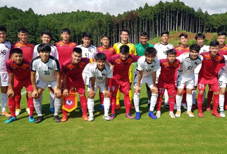 U18 Việt Nam gây ấn tượng mạnh trong chuyến tập huấn Nhật Bản