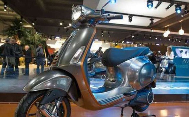 Piaggio sẽ bán mẫu xe máy điện mới Vespa Elettrica kể từ tháng 10
