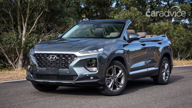 Hyundai Santa Fe 2019 phiên bản mui trần bất ngờ ra mắt