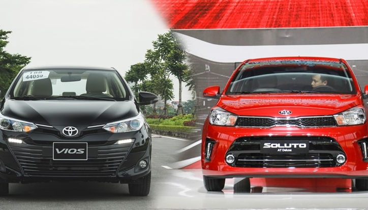 Toyota Vios và Kia Soluto: Chọn mua xe nào với 500 triệu?