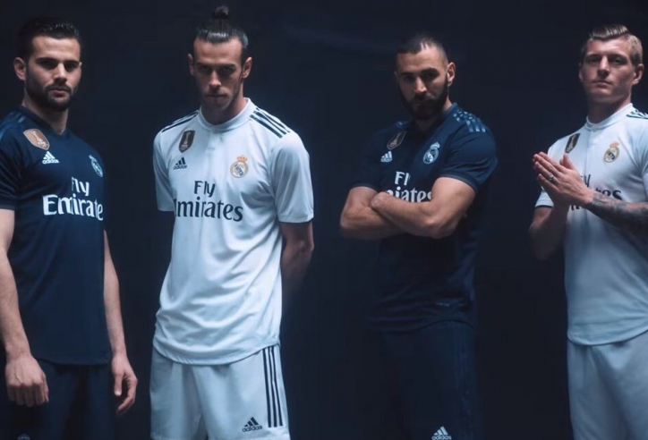 Real Madrid tiết lộ trang phục thi đấu mùa giải mới