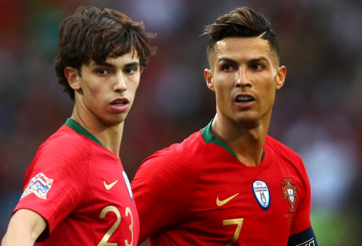 VIDEO: Ronaldo dạy cho Joao Felix biết thế nào là đỉnh cao kỹ thuật