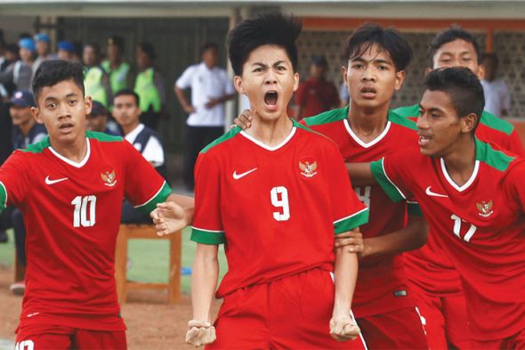 Đả bại U16 Campuchia, U16 Indonesia toàn thắng trong bảng đấu với VN