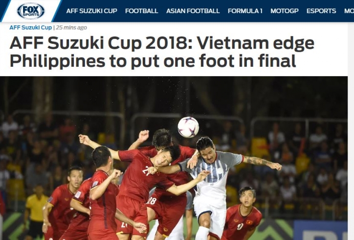 Fox Sports: Hạ gục Philippines, Việt Nam coi như đã vào chung kết
