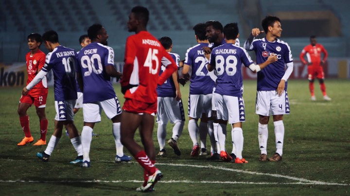 Bảng xếp hạng AFC Cup: Tự hào Hà Nội và Bình Dương