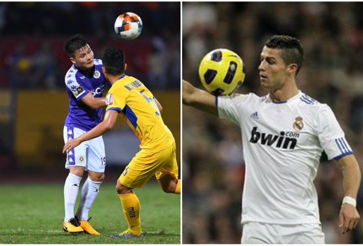 Quang Hải tái hiện pha bóng ngẫu hứng mang thương hiệu Ronaldo