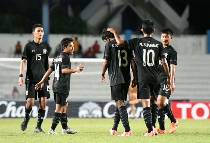 Hủy diệt Brunei, U15 Thái Lan vẫn ngậm ngùi đứng thứ 2 bảng B