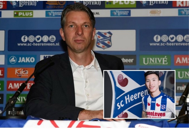 Sếp lớn Heerenveen: 'Văn Hậu là cầu thủ vô cùng hứa hẹn'