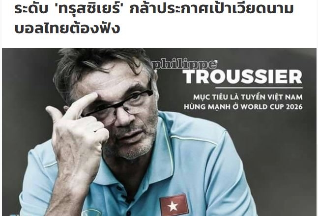 Người Thái ra lời cảnh báo khi thấy VN đặt mục tiêu dự World Cup